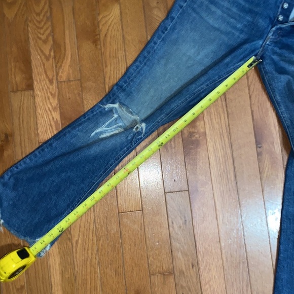 MOTHER SUPERIOR THE TRIPPER CHEW IN CRYIN COWBOYS HI RISE DISTRESSED SEMI-RIDIG - Picture 13 of 15